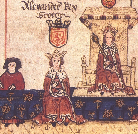 Alexander III, King of Scots, as a guest of Edward I of England at the sitting of an English parliament, Wikimedia Commons